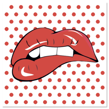 Картина Red lips